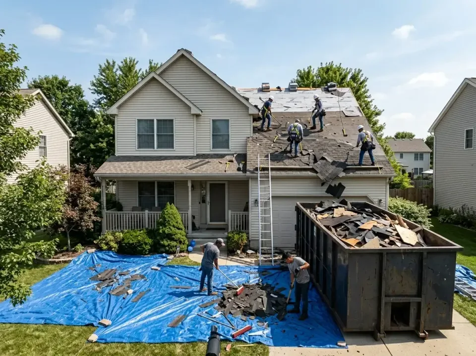 roof-replacement-debris-remova-004 — frequently asked questions, Cheapest Dumpster Rentals in Plantsville, CT